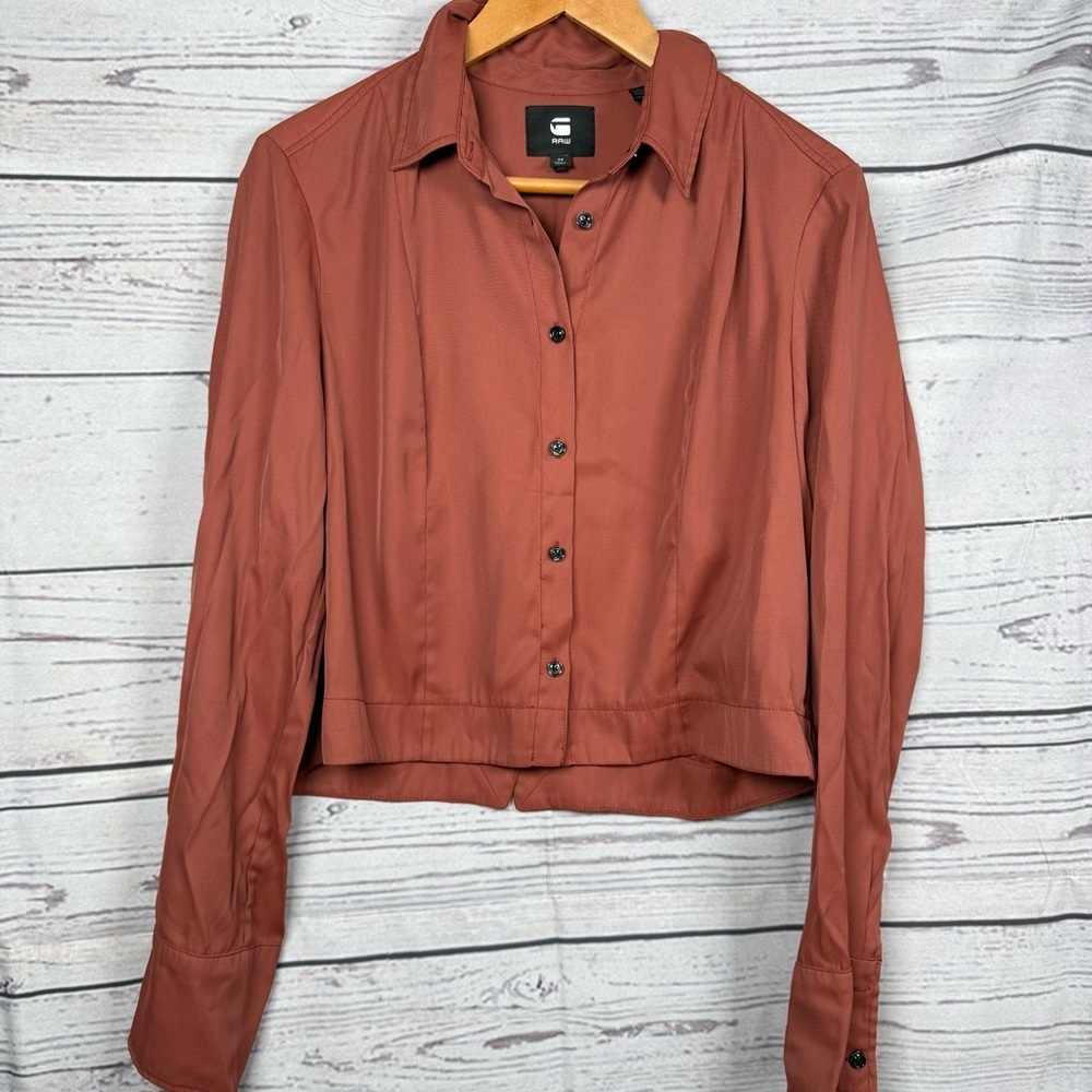 G-Star RAW Vodan De Cropped Open Back
Shirt Size M - Picture 4 of 14